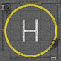 为什么直升机停机坪中间标识是圆形的,