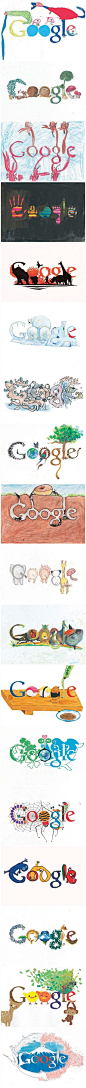 设计现场
【日本中小学生Google Doodle作品】孩子们的创意真是令大人们汗颜啊！日本Google召集了一帮小朋友为“标签页播放器”项目作画， 图片在Google的服务器上，地址：http://t.cn/hbMrLx