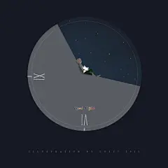 孤单星球lost7 #背景图# #治愈系# #壁纸#晚安 温馨 插画 绘本 有爱 月亮 壁纸