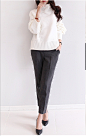 Gmarket - Slacks／Collection／Banded Waist Pants／Skinny／Jumpsuits