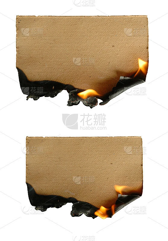 燃烧的纸素材-花瓣网