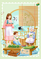 节日系列插画-古田路9号-品牌创意/版权保护平台