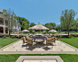 French Residence & Estate : This spectacular French estate and gardens is located in the prestigious Preston Hollow neighborhood of Dallas, Texas. The dramatic architecture by Fusch Architects is surrounded by expansive grounds