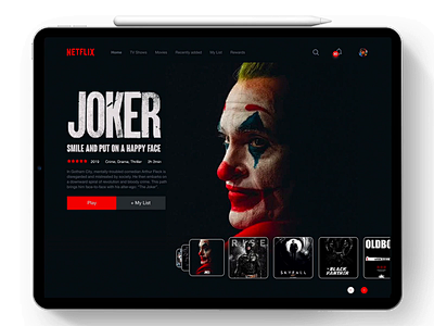 Netflix Carousel Int...