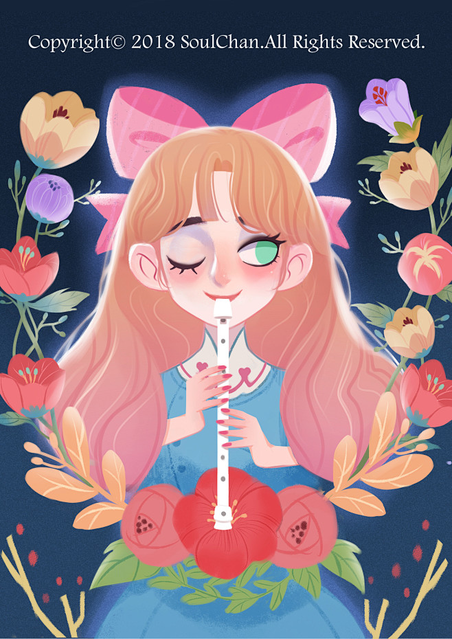 小姐姐##插画#女孩#一个人