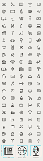 Free Outline Icons Set (95 Icons)