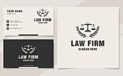 律师事务所，法律咨询，logo标志名片矢量图设计素材
