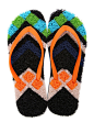 日本进口 糖果彩色拖鞋 国珍大华制作 原创 设计 新款 2013 正品 代购  淘宝