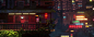 General 3839x1512 cyberpunk video games pixel art The Last Night