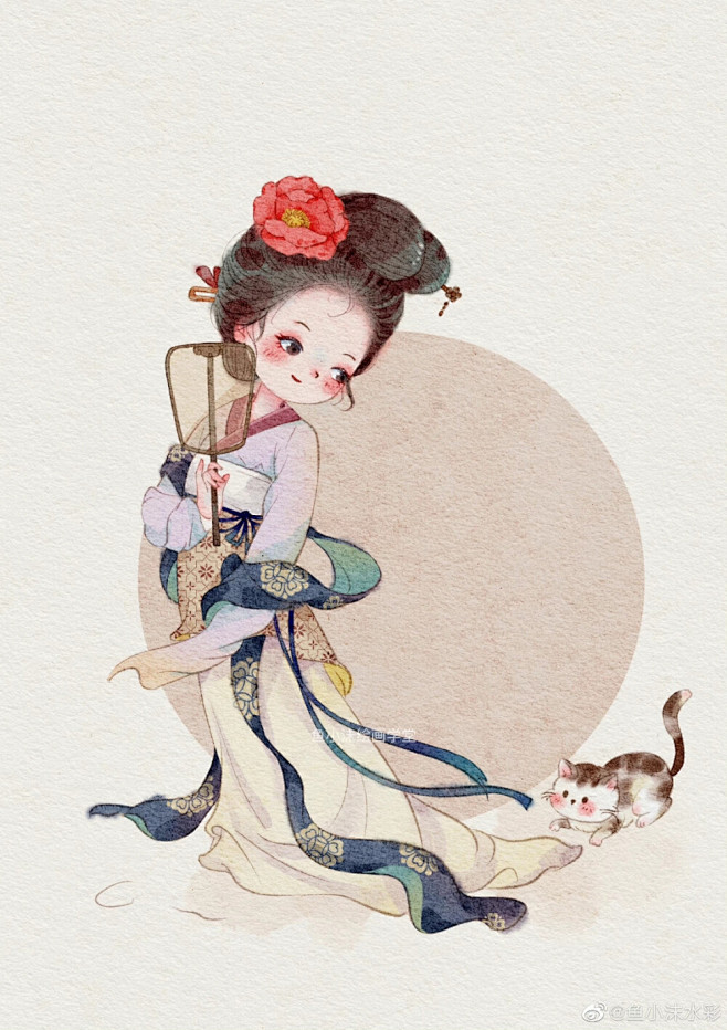  【济南插画师鱼小沫水彩插画作品】