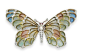 A DIAMOND AND ENAMEL BROOCH, BY CARTIER