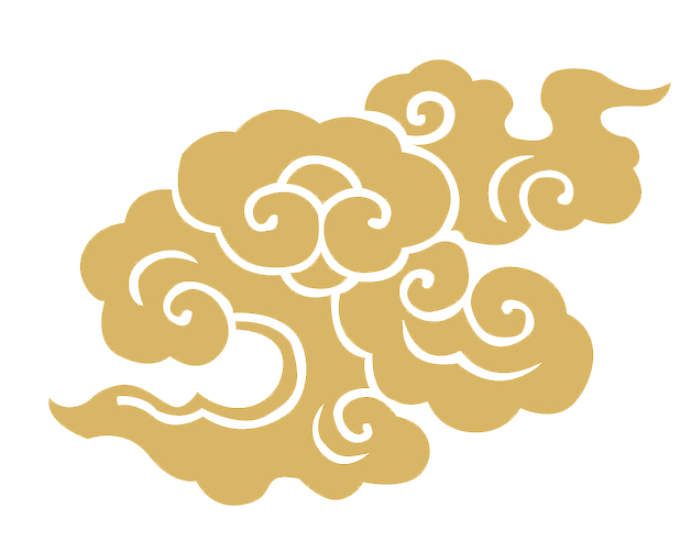 九-png元素国潮云素材