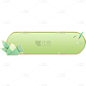 端午节通用绿色清新粽子粽叶立体标题框元素素材
