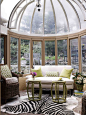 Darien Residence contemporary sunroom