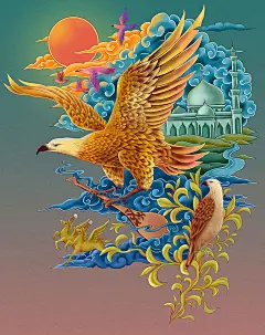 ] 中国式复古插画