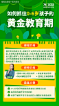 孩子，教育，课程，平面，海报，详情页