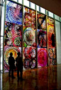 Dale Chihuly's Rose Window, Minneapolis Institute of Arts, 1997