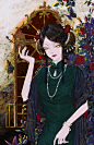 民国街老板娘_青杏w__插画师作品_涂鸦王国gracg.com