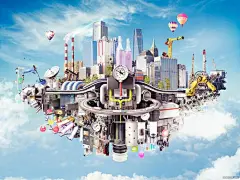 优秀创意广告 PS合成 设计灵感 品牌广告创意 创意炫彩字体 C4D 渲染 渐变 动态图像设计 插画 合成 矢量 电脑合成图像 地产广告 (422)