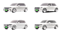 lmnvgywxlguj_a_white_small_model_mercedes_c_class_car__isometri_3c777c89-141a-40df-8b9f-d984cc494bda_pixian