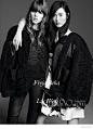 弗莱娅-贝阿·埃里克森 (Freja Beha Erichsen)、刘雯 (Liu Wen)

