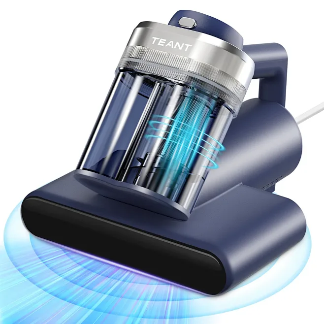 FEPPO Mattress Vacuum Cleaner, 16Kpa Bed Vacuum Cleaner With 253.7nm UV-C Light, 140°F Heat