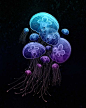 under the sea jellyfish: