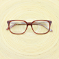 意大利进口板材 质感圆脸框 红棕色复古 男女近视眼镜框架 『uncle_now』 原创 设计 新款 2013