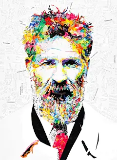 栩栩如生！13张人物肖像剪纸插画作品欣赏