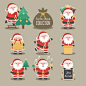 Santa claus collection