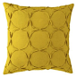 Room Essentials® Circle Textured Decorative Pillow - Yellow - $19.99: 