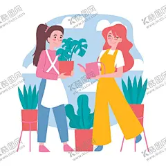 花店 【酷图网】花店,卖花,鲜花,送花,花卉,卡通种植,种植,植树,卡通植树,种植插画,种植插图,卡通种植花草,种植花草,种植树木,种植树苗,花草种植,树木植物,设计,