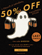 A Ghostly Goodbye 50% OFF Halloween Styles