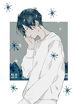 插画图集二次元薄涂人物男 (96)