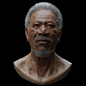 Morgan Freeman likeness, A V B D : Morgan Freeman likeness Update  W.I.P