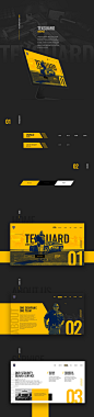 Texguard Web concept design on Behance