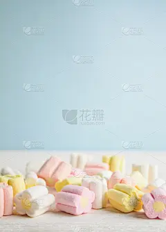 棉花软糖,留白,生日卡,菜单,螺线,贺卡,蛋糕,食品,糖果,色彩鲜艳