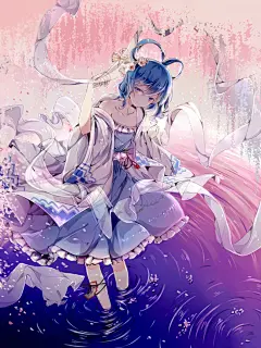 东方Project 霍青娥 同人图 插画 壁纸 | 青娥 | 半次元-第一中文COS绘画小说社区