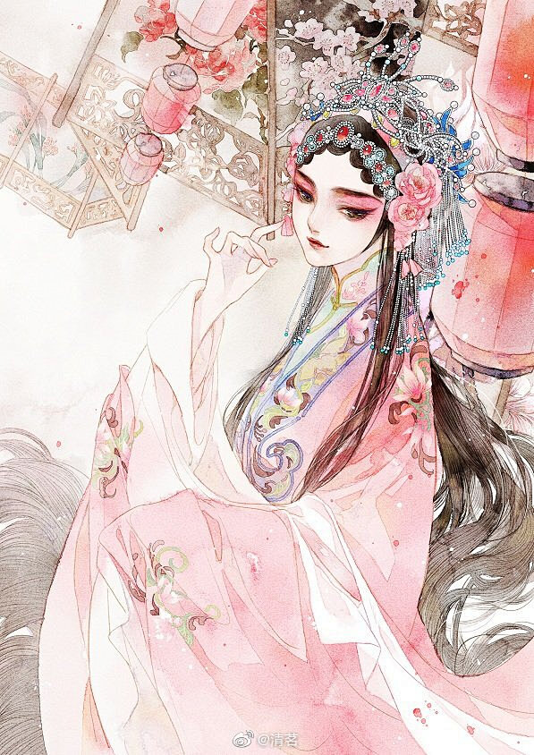 名伶绘师清茗