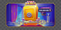 animation  casino casual feature game spine UI win ux