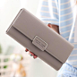 aliwood High Quality 3 Fold Women's Wallet Brand PU Leather Long Purse Clutch Coin Purse Phone Pocket Card Holder Large Capacity : Brand Name: AliwoodMain Material: PUOrigin: CN(Origin)Wallet Length: LongItem Weight: 0.18Lining Material: PolyesterItem Hei
