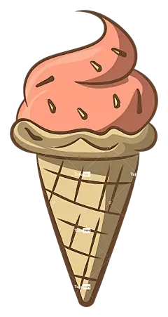 冰淇淋甜筒粉色糖霜巧克力滴糖甜筒威化薄锥-冰淇淋甜筒配粉红色糖霜和巧克力