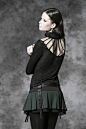 Elegant Sexy Short Tight Mini Gothic Skirt : Shop the goth punk,Gothic lolita,Rave clothing and gothic fashion at our punk clothing store.The goth stores offer cheap gothic clothing with highest quality material.