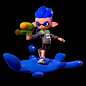 Splatoon 2, Michele Garzia : Modelled in Blender  and texturized in Photoshop and 3Dcoat. Rendering in realtime with marmoset toolbag 3