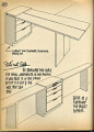 Fold out table -- could probably DIY this and make an awesome craft/fabric table.
