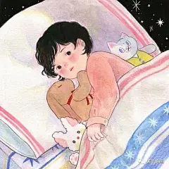 【插画】yoovora：清新的彩铅童话，和玩伴一起的那些岁月_peach : 小时候的我们真傻，总想着长大。yoovora笔下的童年，就像已经飞走的蒲公英，美丽，却已离我们而去。 他们眼中温柔的世界，是那些和玩伴在一起的时光。 公众号：酱子插画 | 插画、设计、绘本、…