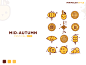 Mid-Autumn Festival china chinese design minimalist 中秋节 icon ai illustration vector