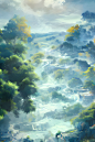 【月影工作室制作】（转关可免费商用）可商底图，ai绘画【只用于网封哦】