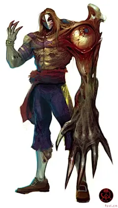 诡异风格插画Manuhell作品集