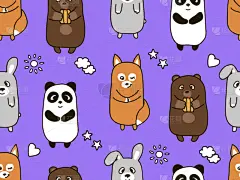 式样,儿童,卡通,可爱的,分离着色,华丽的,粉色,紫色,云,图像
